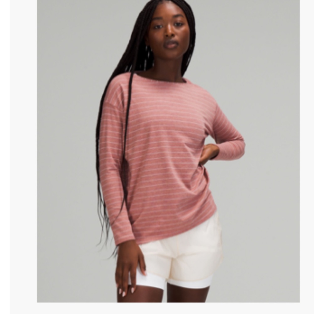 lululemon Back In Action Long Sleeve, Size 4